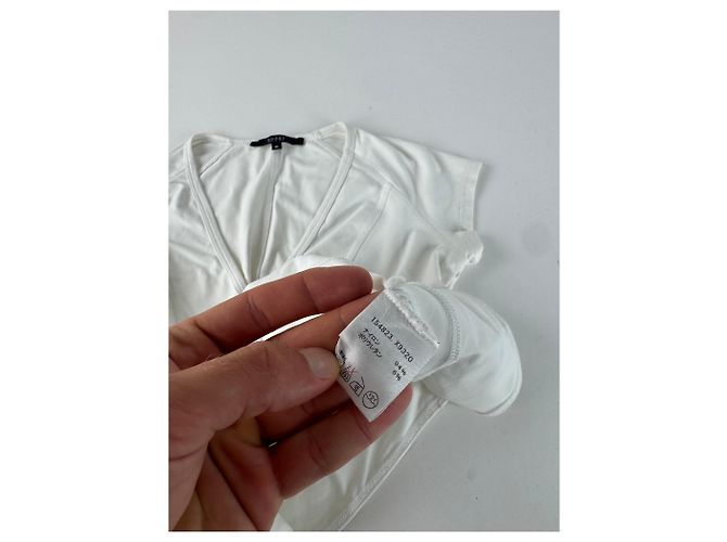 Vintage Gucci Top Polyester weiß 38/M - Ansicht 11