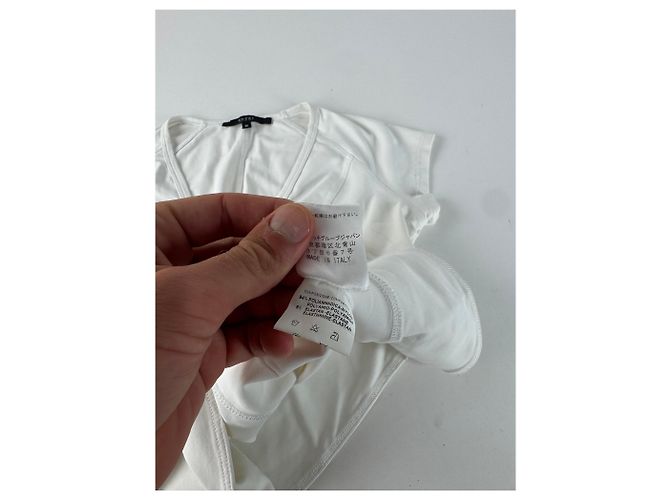 Vintage Gucci Top Polyester weiß 38/M - Ansicht 12