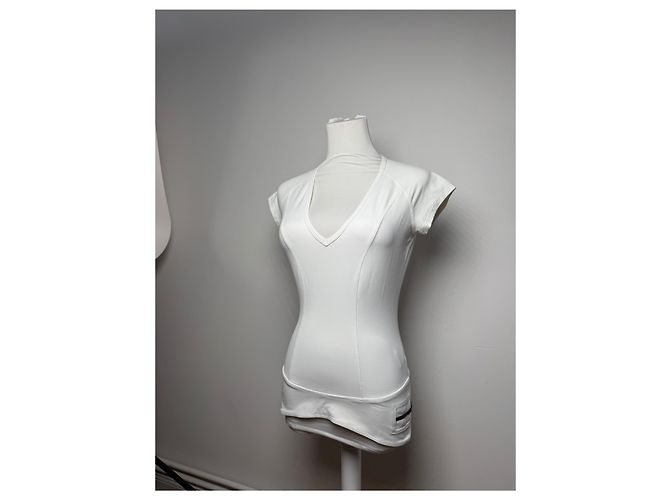 Vintage Gucci Top Polyester weiß 38/M - Ansicht 15