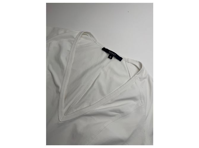 Vintage Gucci Top Polyester weiß 38/M - Ansicht 6