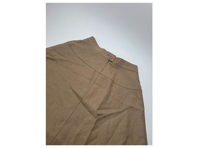 Vintage Givenchy Wollrock M Braun - Ansicht 10