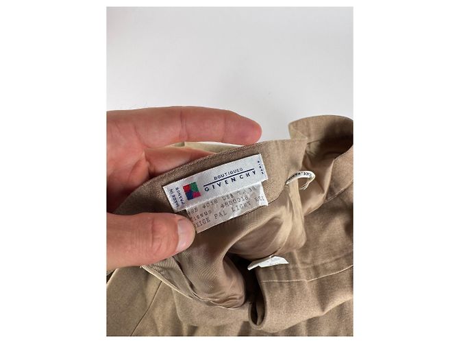 Vintage Givenchy Wollrock M Braun - Ansicht 11