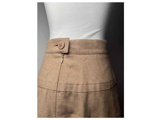 Vintage Givenchy Wollrock M Braun - Ansicht 15