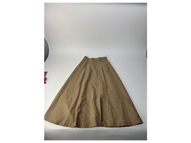 Vintage Givenchy Wollrock M Braun - Ansicht 4