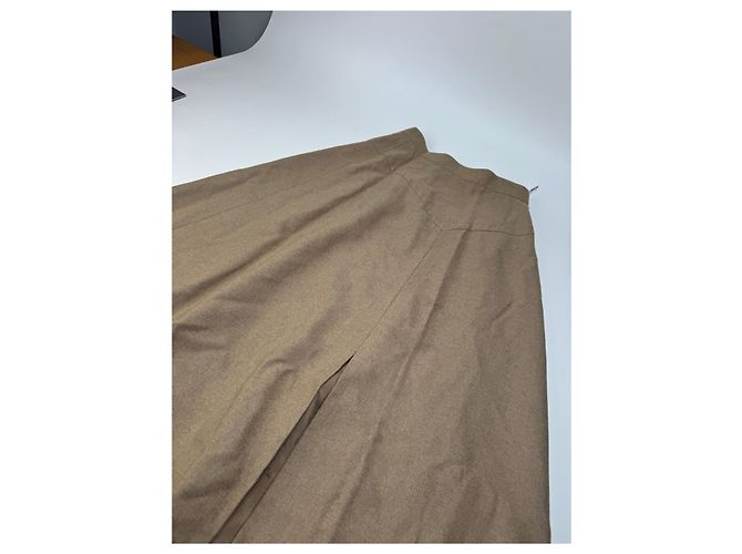 Vintage Givenchy Wollrock M Braun - Ansicht 5