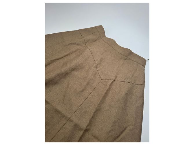 Vintage Givenchy Wollrock M Braun - Ansicht 6