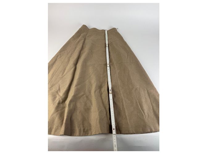 Vintage Givenchy Wollrock M Braun - Ansicht 8