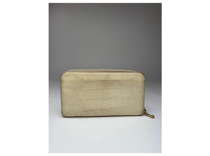 Vintage Miu Miu Leather wallet white - view 10