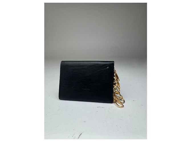 Vintage Dior Leather Key Holder black - view 14