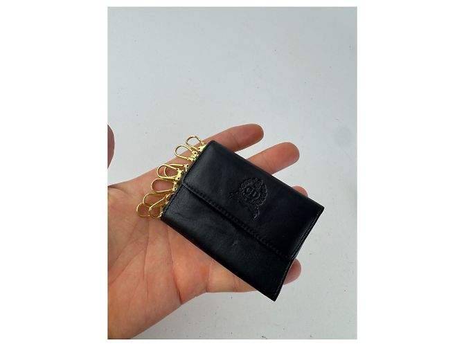 Vintage Dior Leather Key Holder black - view 4