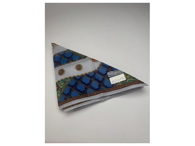 Sciarpa Vintage Gucci Blu Verde - vista 9