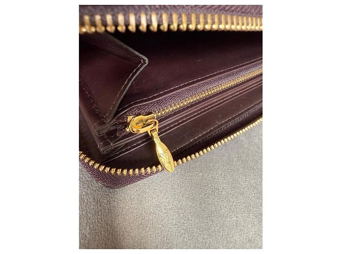 Portafoglio Louis Vuitton Zippy Vernis Viola Scuro - vista 13