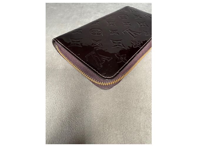 Portafoglio Louis Vuitton Zippy Vernis Viola Scuro - vista 5