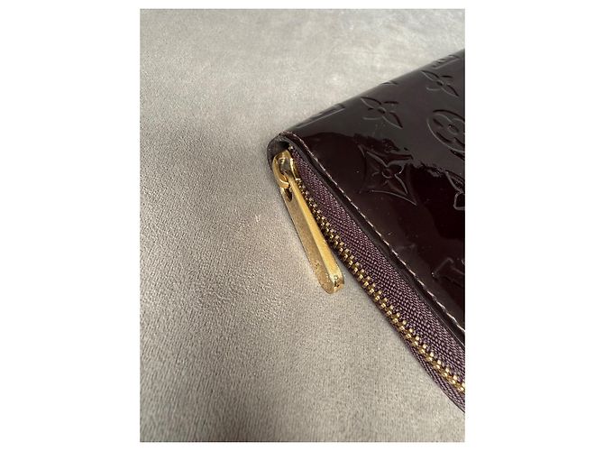 Portafoglio Louis Vuitton Zippy Vernis Viola Scuro - vista 7