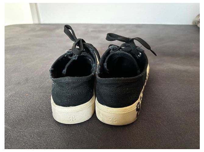 Zapatillas Balenciaga Negras de Algodón Negro - vista 4