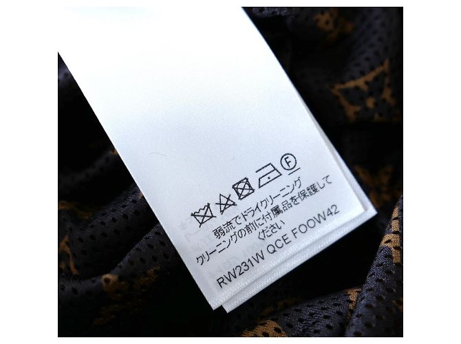 Chaqueta deportiva con capucha de nylon brillante Louis Vuitton Caqui - vista 16