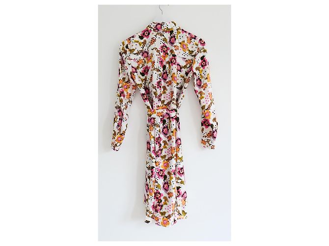 Prita Blumen Kleid von Diane Von Furstenberg Mehrfarben - Ansicht 4