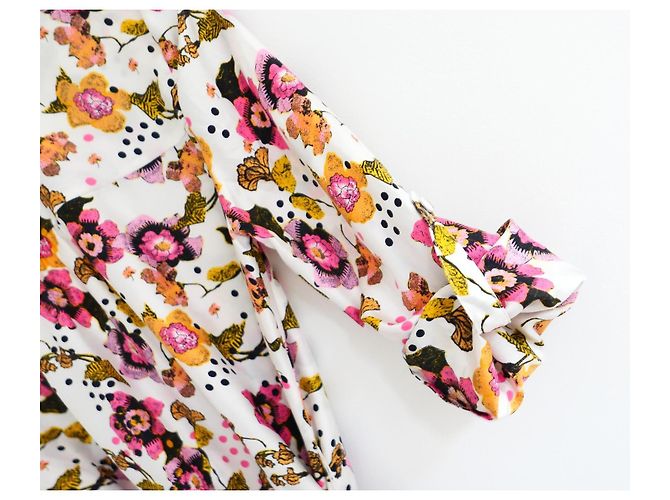 Prita Blumen Kleid von Diane Von Furstenberg Mehrfarben - Ansicht 5