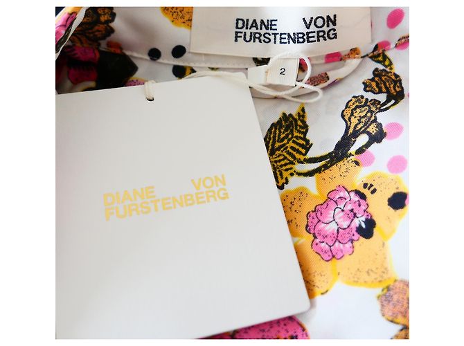 Prita Blumen Kleid von Diane Von Furstenberg Mehrfarben - Ansicht 6