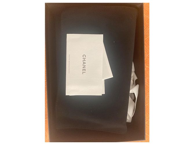 Chanel WOC in pelle caviar e argento Nero - vista 7