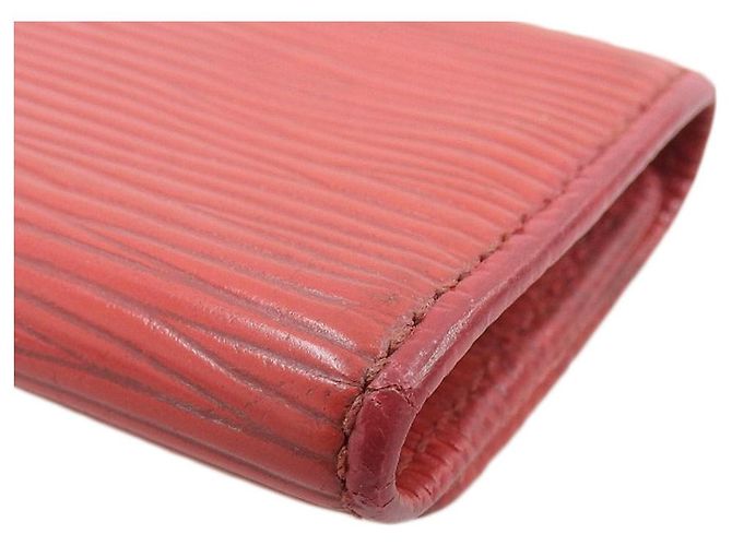 Epi Schlüsseletui Louis Vuitton M6382E Rot - Ansicht 4