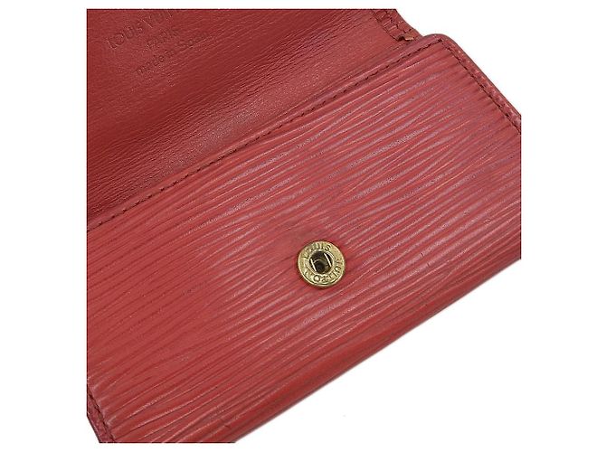 Epi Schlüsseletui Louis Vuitton M6382E Rot - Ansicht 6