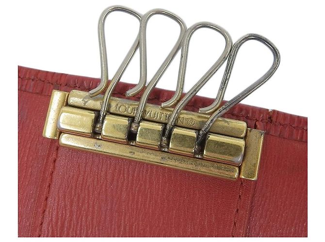 Epi Schlüsseletui Louis Vuitton M6382E Rot - Ansicht 7