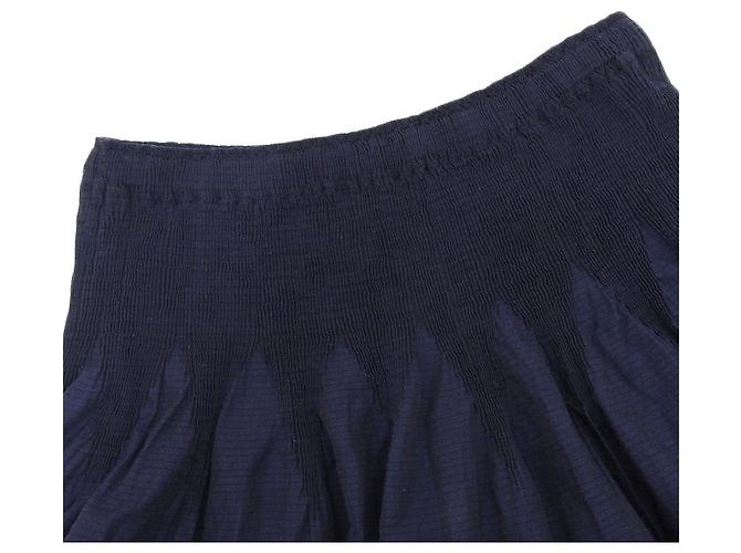 Falda Larga Issey Miyake Verde Marino Roja Azul marino - vista 3