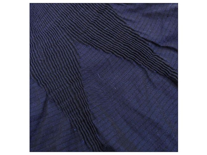 Falda Larga Issey Miyake Verde Marino Roja Azul marino - vista 5