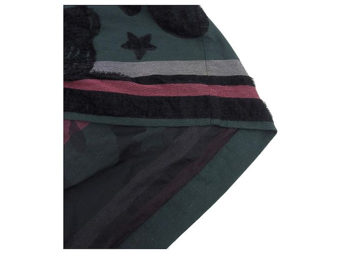 Falda Larga Issey Miyake Verde Marino Roja Azul marino - vista 7