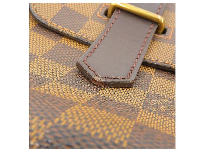 Borsa a Spalla Damier Broadway Louis Vuitton Marrone - vista 9