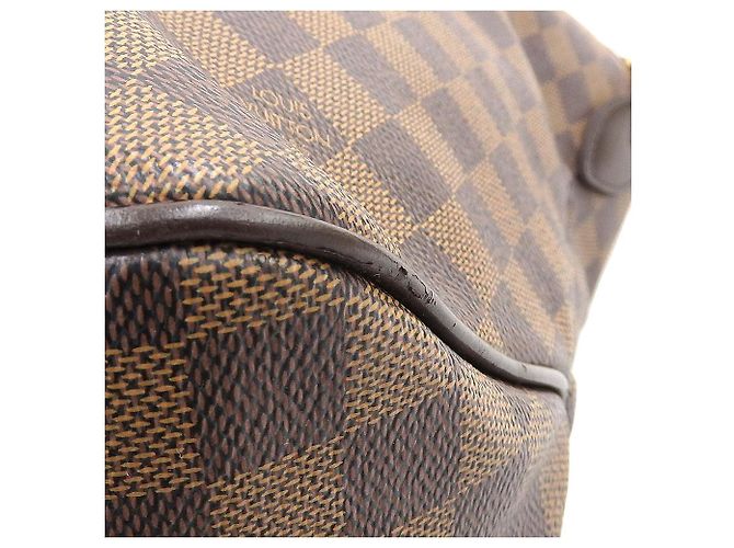 Louis Vuitton Damier Delightful MM Shoulder Bag Brown - view 4