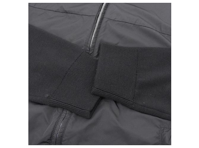 Prada Nylon-Wolljacke Schwarz 54 - Ansicht 4