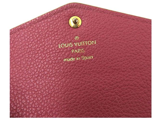 Cartera Sarah Monogram Empreinte Louis Vuitton M62056 Rosa - vista 6