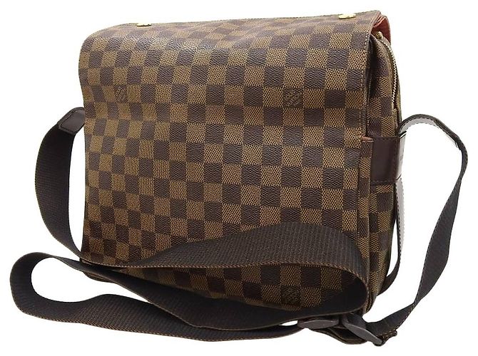Borsa a Spalla Damier Naviglio Louis Vuitton Marrone - vista 2