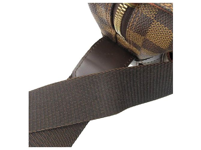 Borsa a Spalla Damier Naviglio Louis Vuitton Marrone - vista 5