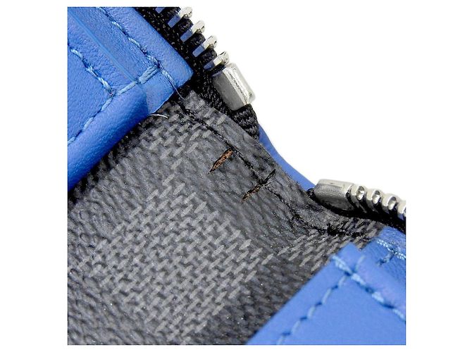 Portafoglio Zippy Damier Graphite Louis Vuitton N64436 Verde Damier ebene - vista 7