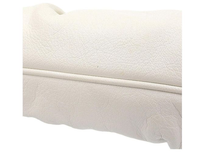 Borsa a Spalla in Pelle Salvatore Ferragamo Bianco - vista 5