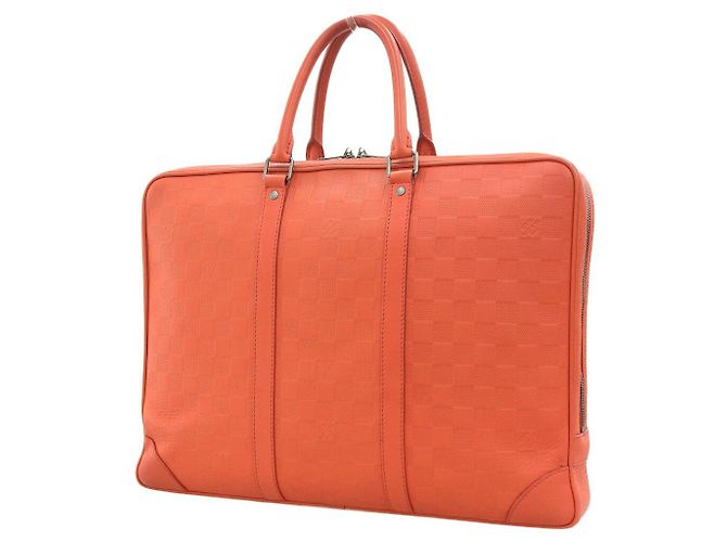 Borsa da Lavoro Damier Infini Louis Vuitton N41143 Rosso - vista 2