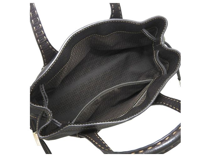 Borsa a mano D in pelle Tod's marrone scuro - vista 3
