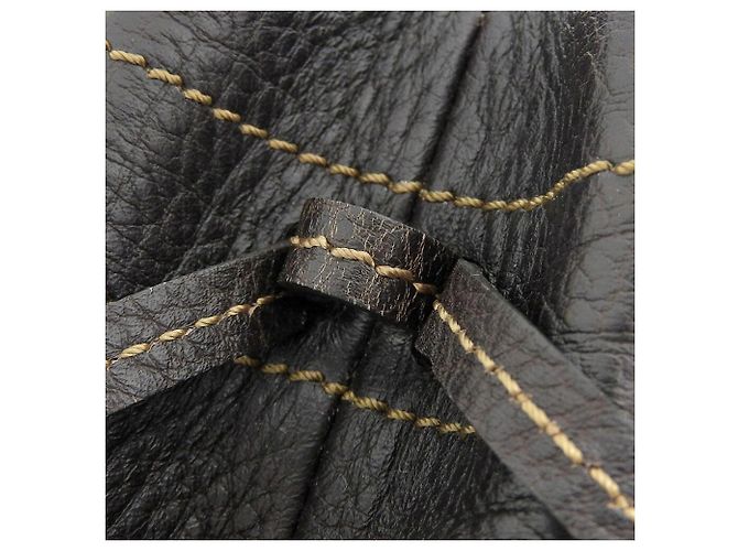 Borsa a mano D in pelle Tod's marrone scuro - vista 6