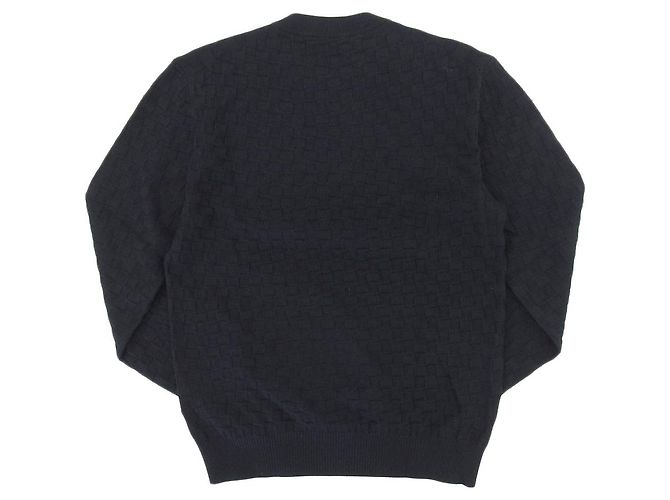 Suéter Damier Louis Vuitton de lana negra S Negro - vista 2