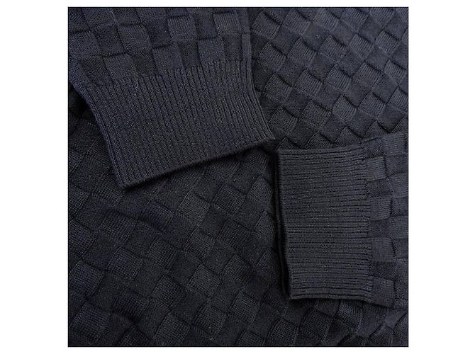 Suéter Damier Louis Vuitton de lana negra S Negro - vista 4