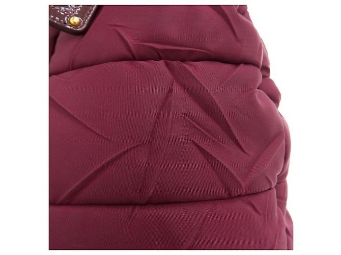 Prada Nylon Crispy Handtasche BN1596 Rot Bordeaux - Ansicht 6