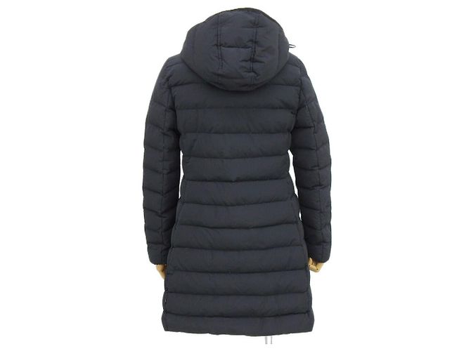 Abrigo largo de plumas Moncler negro - vista 2
