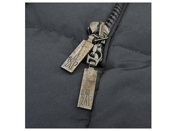 Abrigo largo de plumas Moncler negro - vista 4