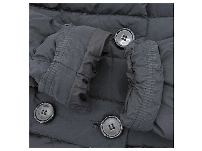 Abrigo largo de plumas Moncler negro - vista 7