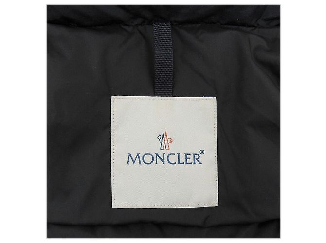 Abrigo largo de plumas Moncler negro - vista 9