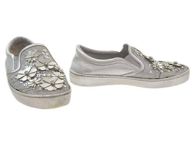 Sneakers Slip-On Dior Argento 39 - vista 2