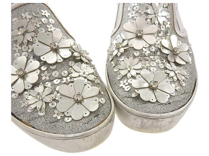 Sneakers Slip-On Dior Argento 39 - vista 3